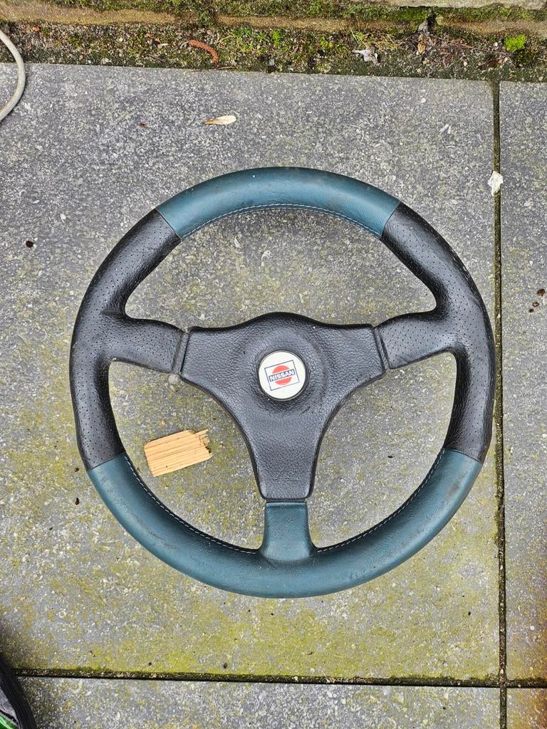 Luisi Sportstuur met Nissan Naaf - Klassiek Design, Auto-onderdelen, Besturing, Nissan, Gebruikt, Ophalen of Verzenden