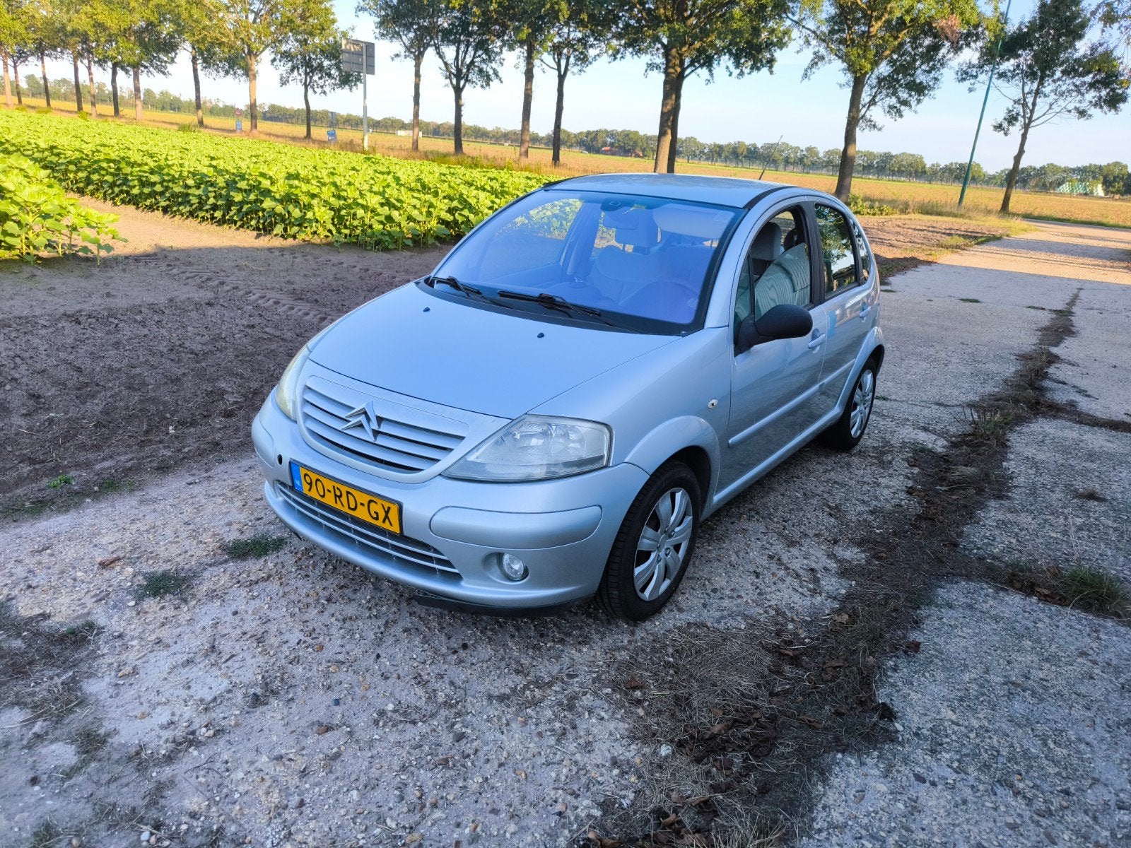 Citroën C3 1.6 I 16V 2005 Grijs, Auto's, Voorwielaandrijving, 15 km/l, 4 cilinders, Origineel Nederlands