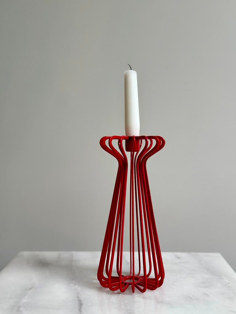 Vintage 1990 IKEA Trãdig kandelaar by Ehlen Johansson, Ophalen of Verzenden, Zo goed als nieuw, Overige materialen, Minder dan 25 cm