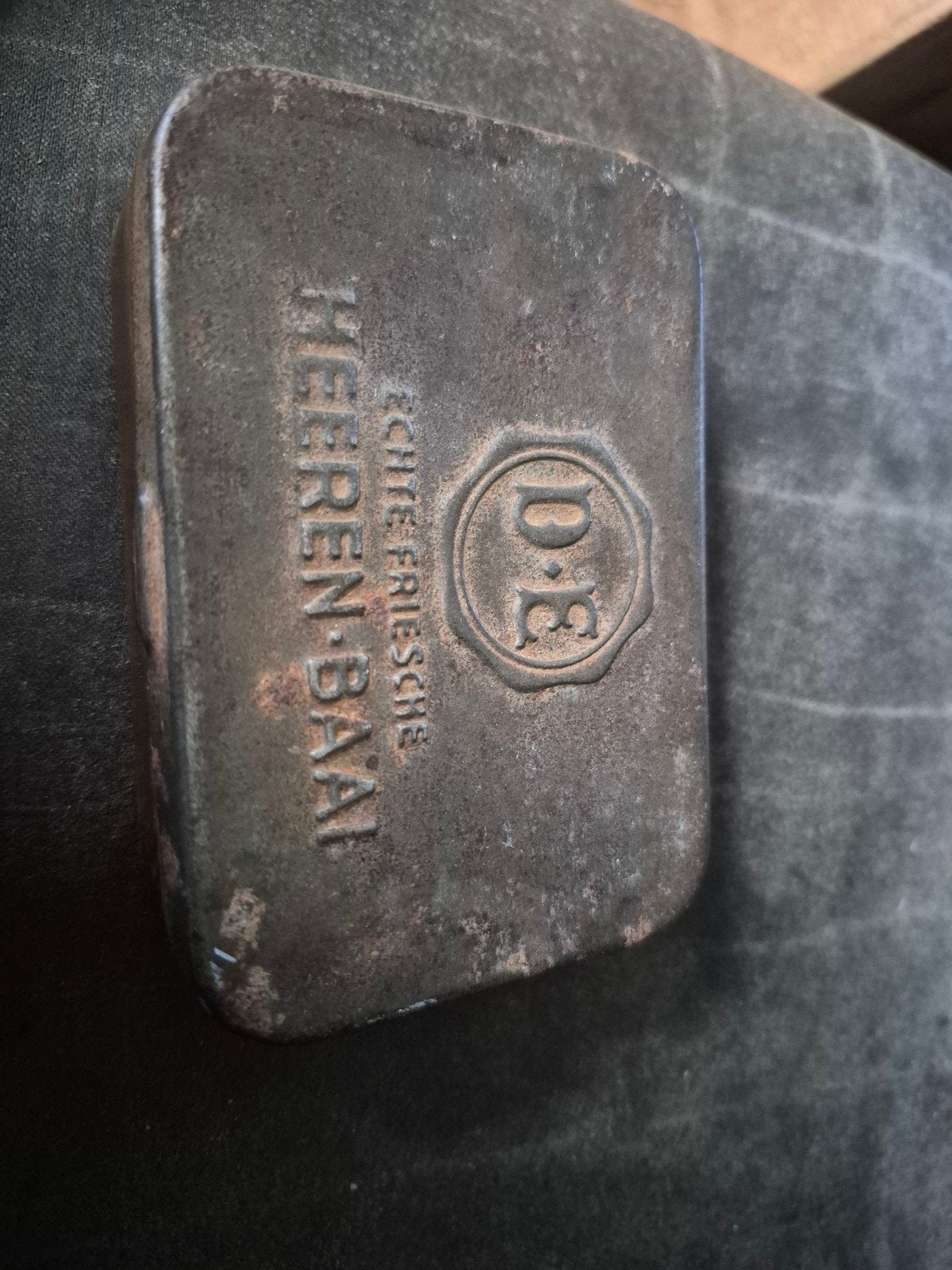 Vintage Douwe Egberts Heeren Baai blikje, Verzamelen, Blikken, Ophalen of Verzenden