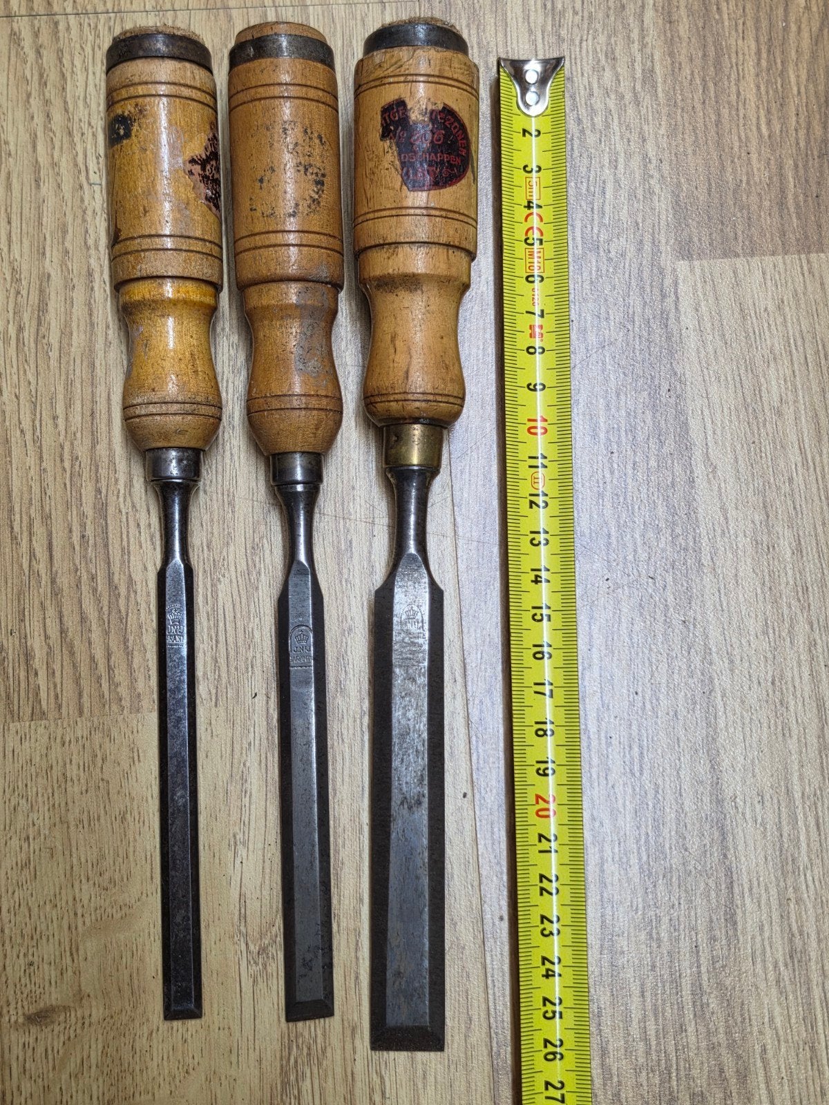 Set van 3 Nooitgedacht beitels, Ophalen of Verzenden, Gebruikt