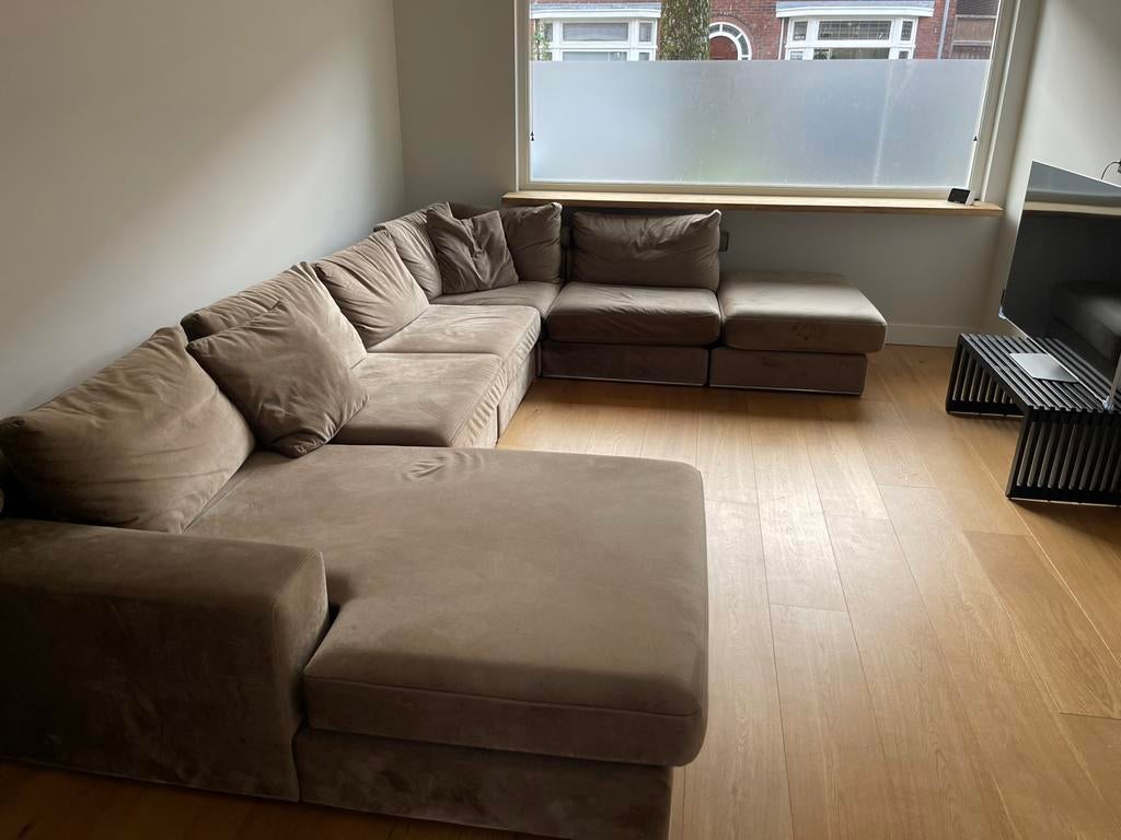 Loungebank Napels van Zitmaxx te koop in beige, Ophalen, Zo goed als nieuw