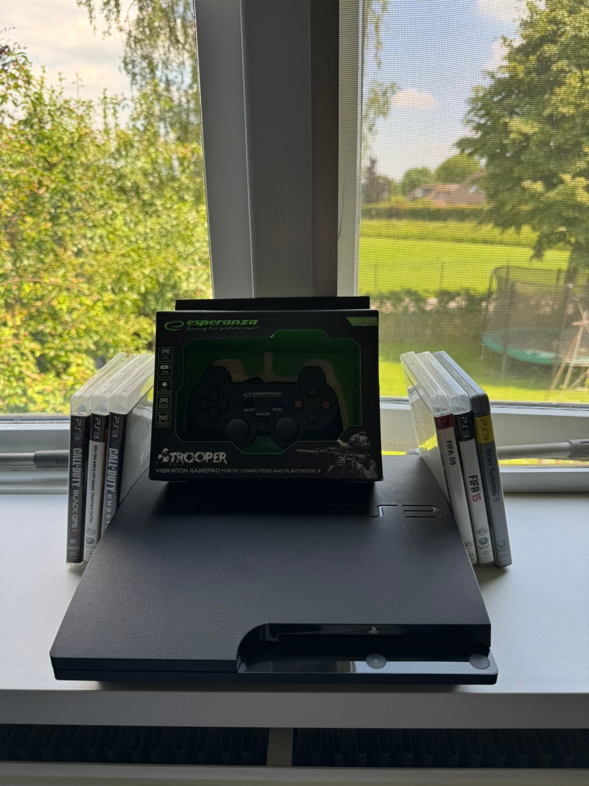 PlayStation 3 slim | 6 games | nieuwe controller, Met games, 320 GB, Ophalen of Verzenden, Zo goed als nieuw