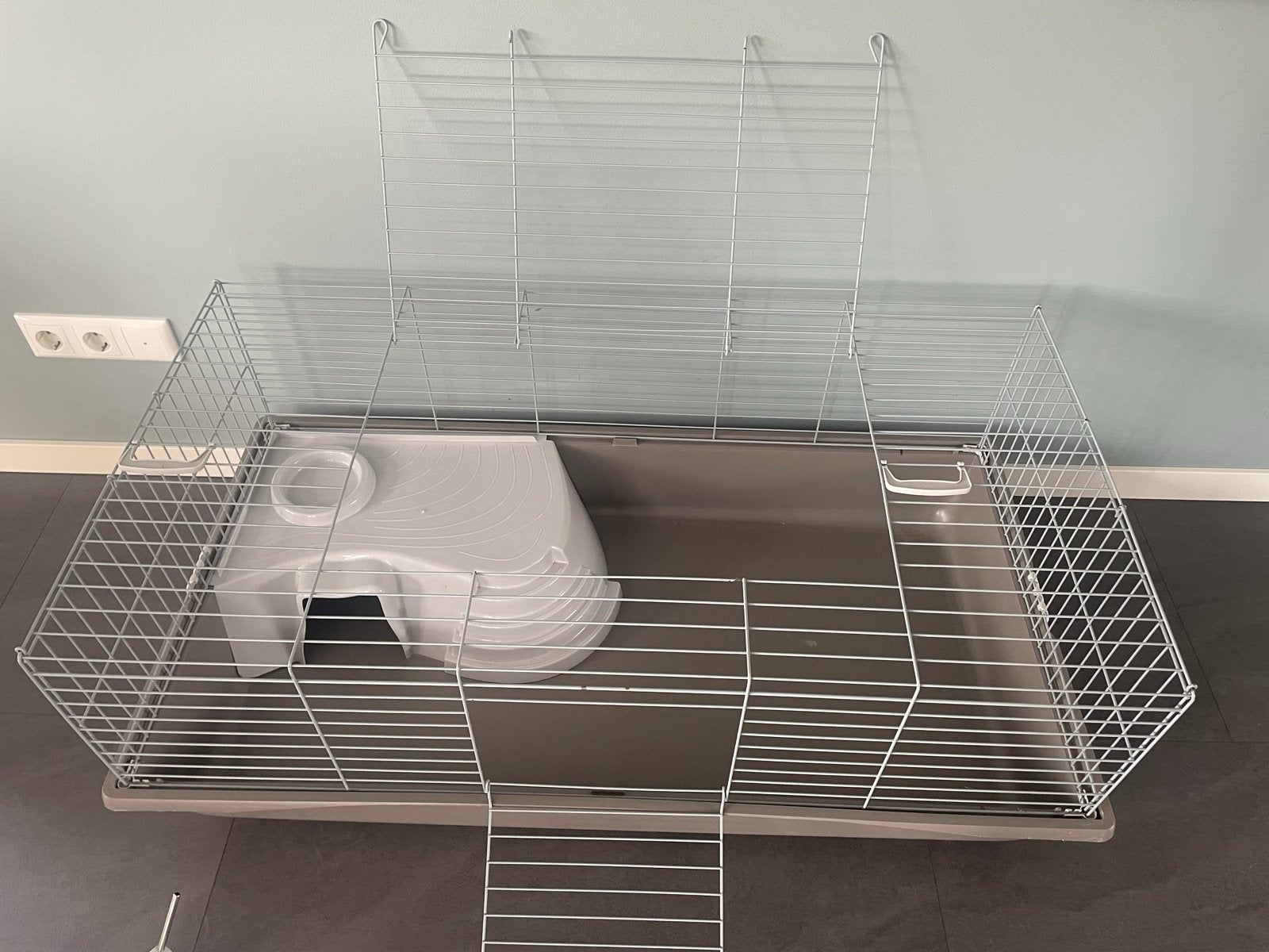 Ruim konijnen (of cavia) binnenverblijf  voor 2 stuks., Dieren en Toebehoren, Kooi, Cavia, Ophalen, Minder dan 60 cm