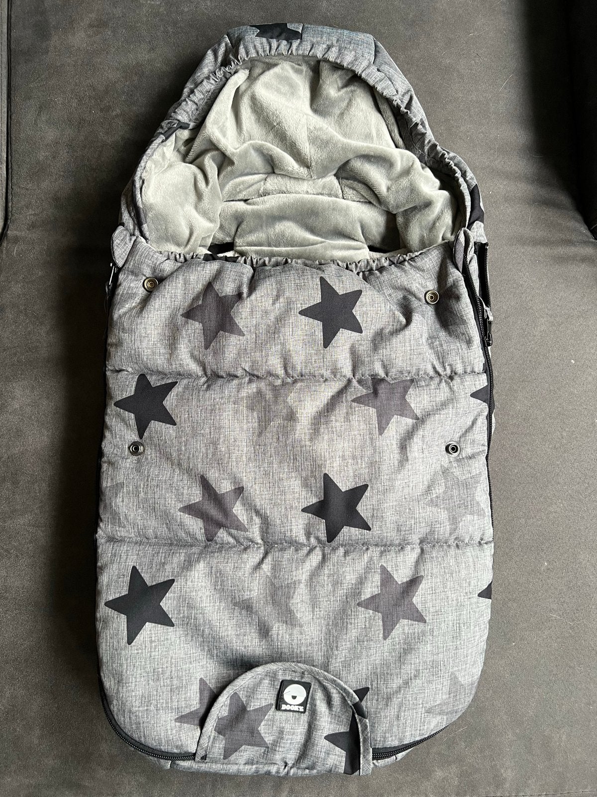Dooky voetenzak met sterrenprint voor Maxi Cosi/kinderwagen, Ophalen of Verzenden, Zo goed als nieuw, Overige merken