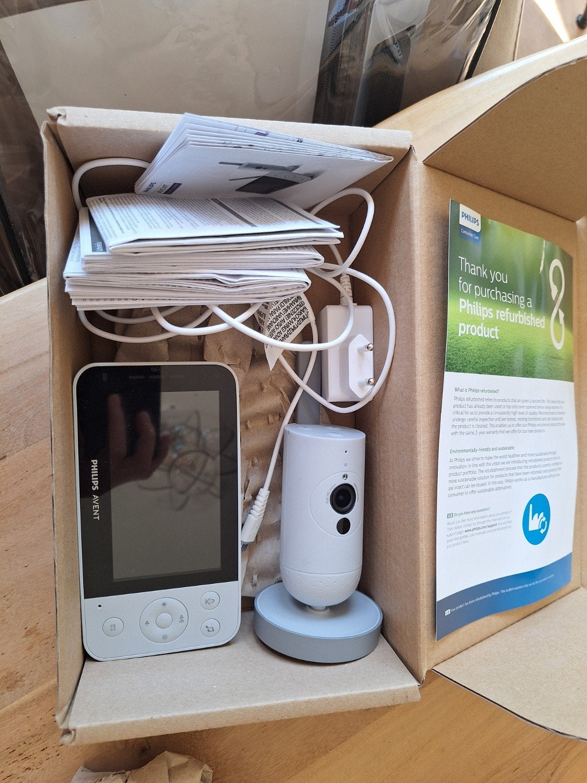 Philips Avent Connected Beeldbabyfoon SCD923 met app, Verzenden, Zo goed als nieuw, 250 meter of meer, Camera