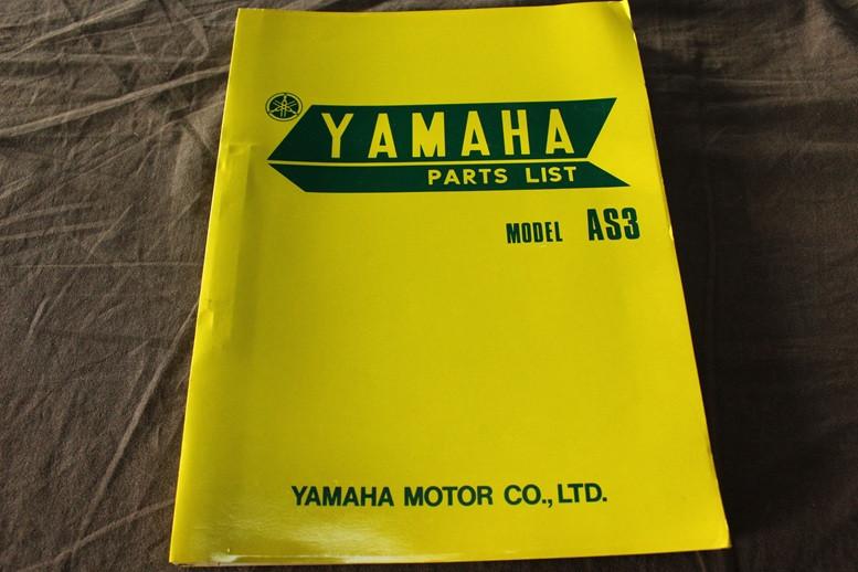 Yamaha AS3 1971 motorcycle parts list 125cc ?, Motoren, Handleidingen en Instructieboekjes, Yamaha, Ophalen of Verzenden
