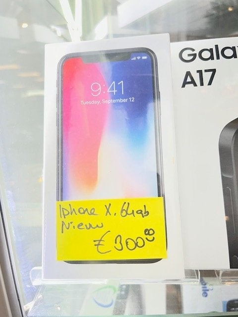 GLOEDNIEUW! Apple iPhone X – 64GB – Space Gray – In Doos, Telecommunicatie, Nieuw, 64 GB, Zonder simlock, Zilver