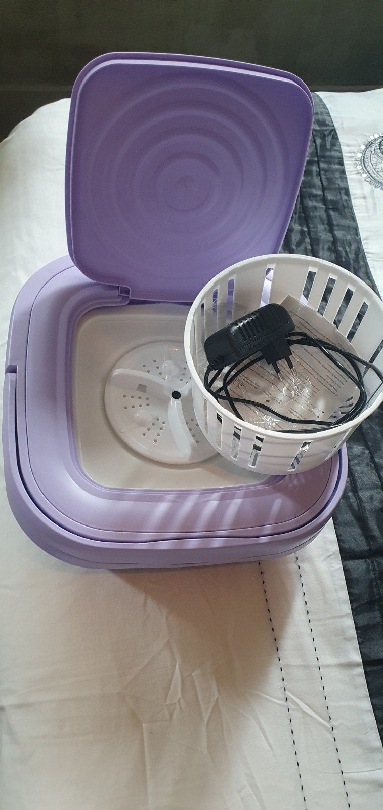 Draagbare Mini Wasmachine - Perfect voor Kleine Wasjes, Ophalen of Verzenden, Zo goed als nieuw