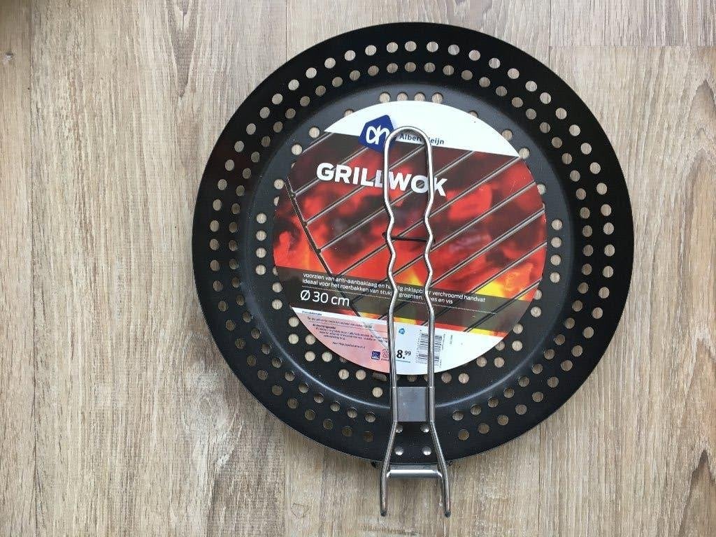 AH wok grill doorsnede 30 cm nieuw BBQ handig mooi, Ophalen of Verzenden, Nieuw