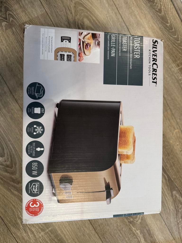 Broodrooster nieuw in doos, Witgoed en Apparatuur, Broodroosters, Ophalen of Verzenden, Nieuw