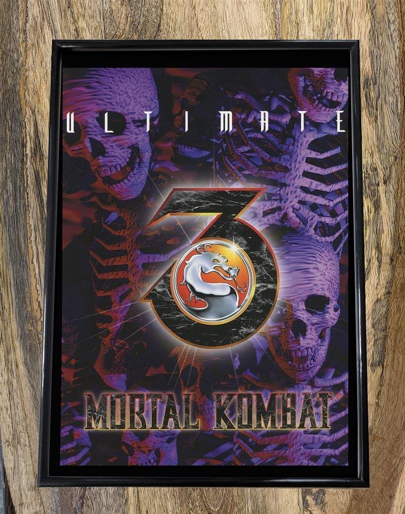 ultimate MORTAL KOMBAT 3 Poster Print in lijst, Verzenden, Nieuw, A1 t/m A3, Film en Tv