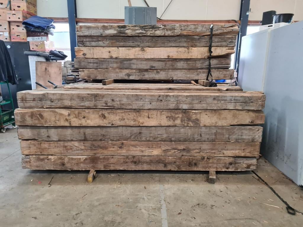 Robuuste, industriële, nostalgisch dikke balken, Ophalen, 250 cm of meer, Balken