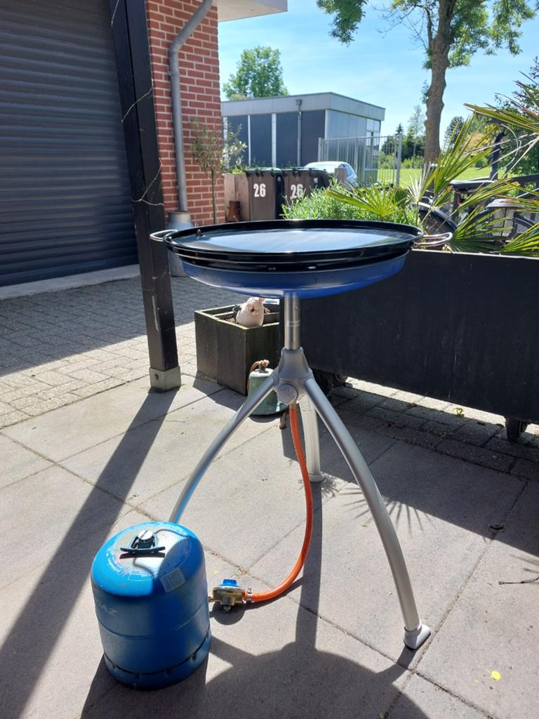 Cadac Skottelbraai met gasfles en draagtas, Ophalen of Verzenden, Gebruikt, Cadac