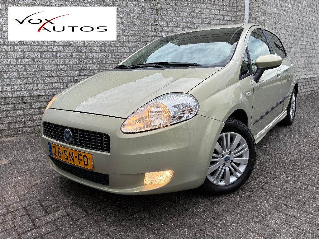 Fiat Punto 1.4 5-drs Airco, Nieuwe Distributie/banden!, Voorwielaandrijving, Stof, 40 €/maand, Beige
