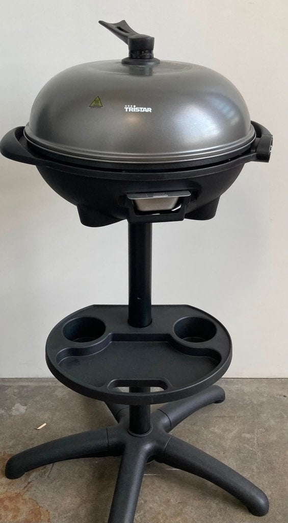 Tristar BQ-2823 Elektrische BBQ met standaard en deksel, Ophalen of Verzenden, Gebruikt, Tristar