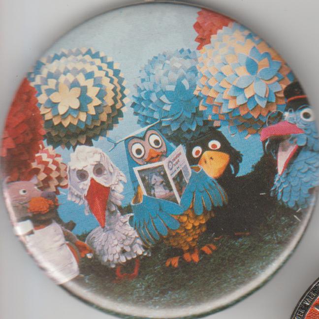 Fabeltjeskrant vintage button, Verzenden, Zo goed als nieuw, Overige onderwerpen