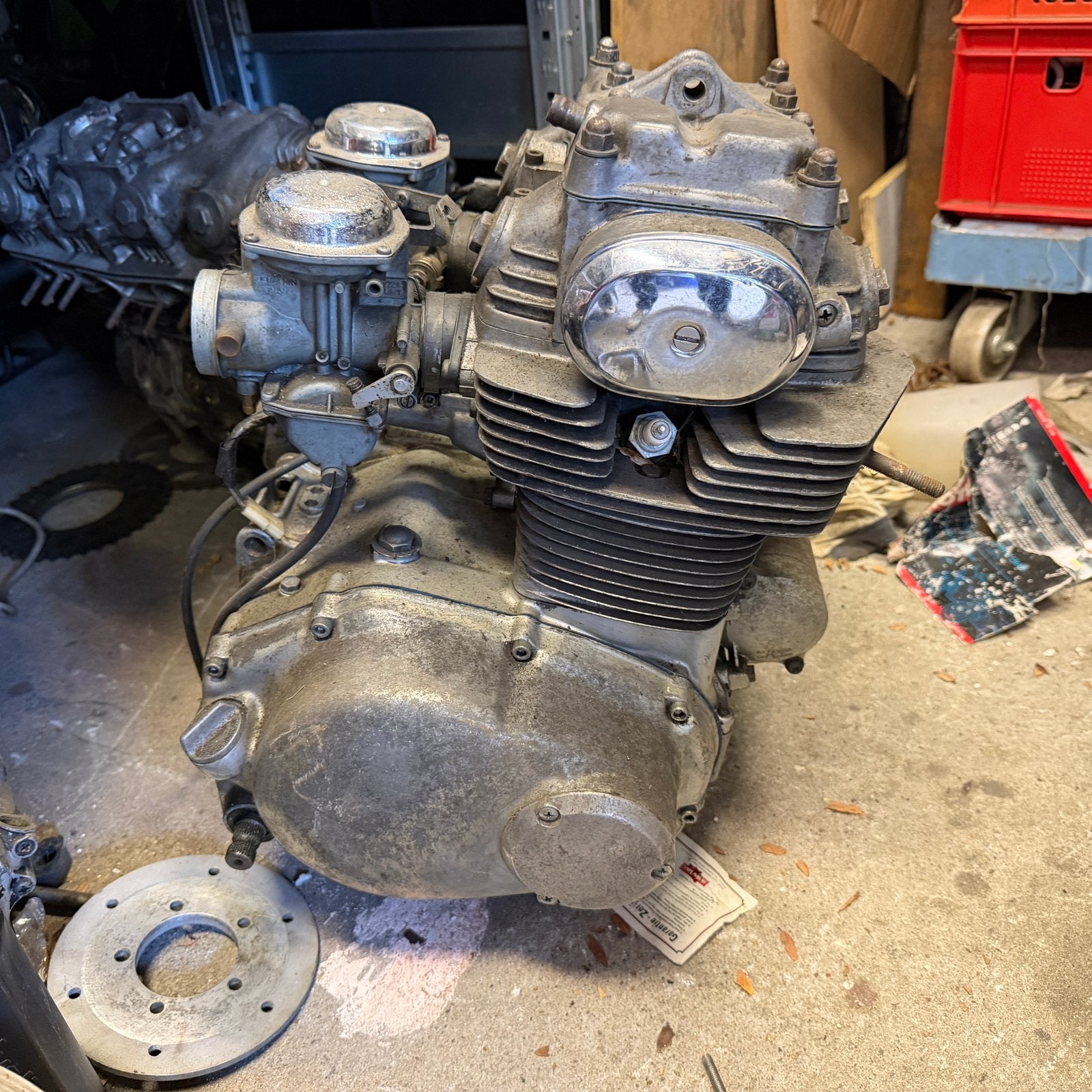 Blok HONDA CB350 k 1968 - 1972, Motoren, Onderdelen | Oldtimers, Ophalen