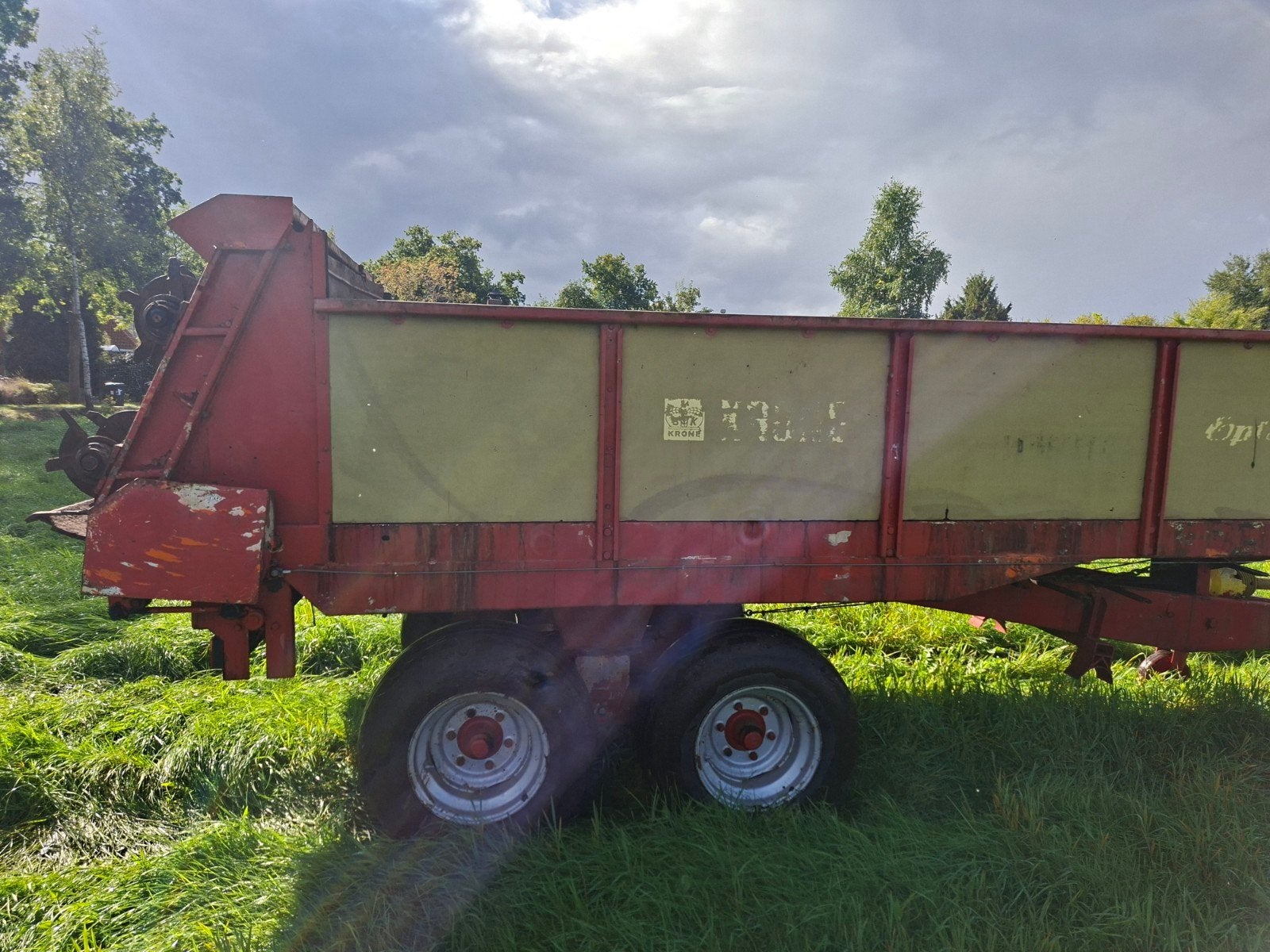 krone optimat mestverspreider 7 ton kuhn schudder, Ophalen of Verzenden