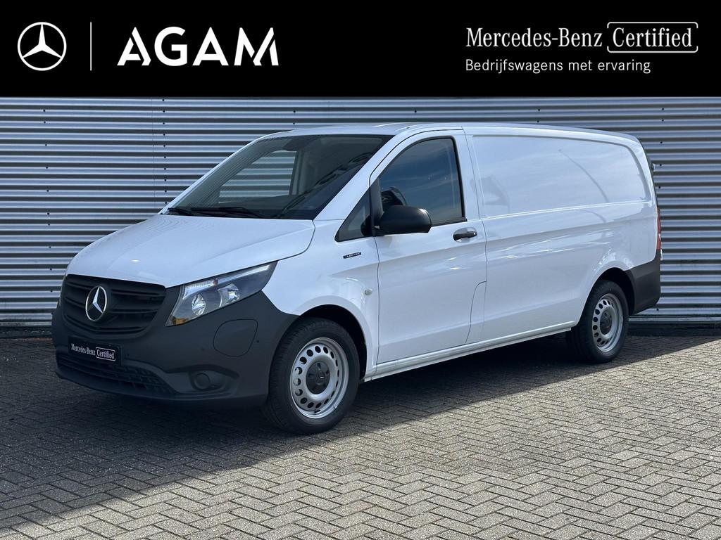 Mercedes-Benz eVito L2 66 kWh Wltp 260km Apple Carplay Camer, Stof, Gebruikt, Zwart, 260 km