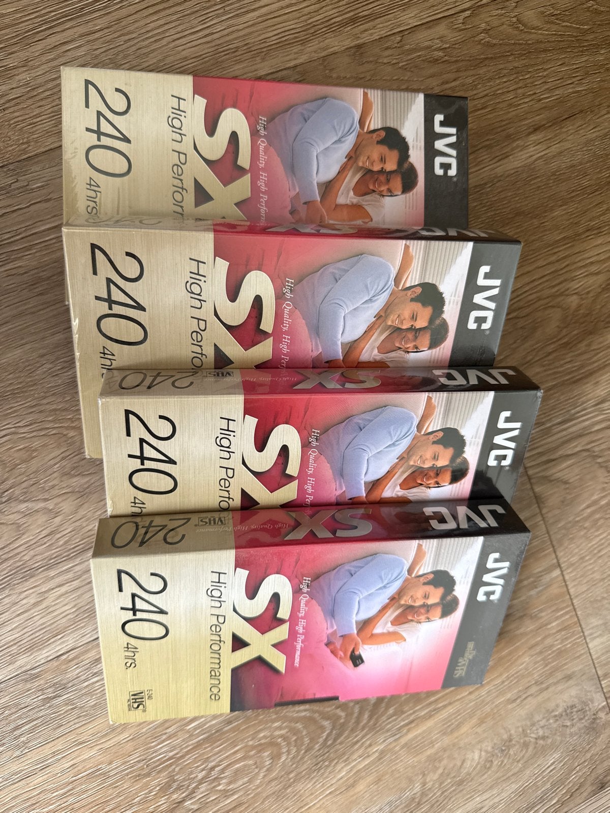 JVC SX VHS 240 High Performance Videobanden (4 stuks), Verzenden, Nieuw in verpakking, VHS