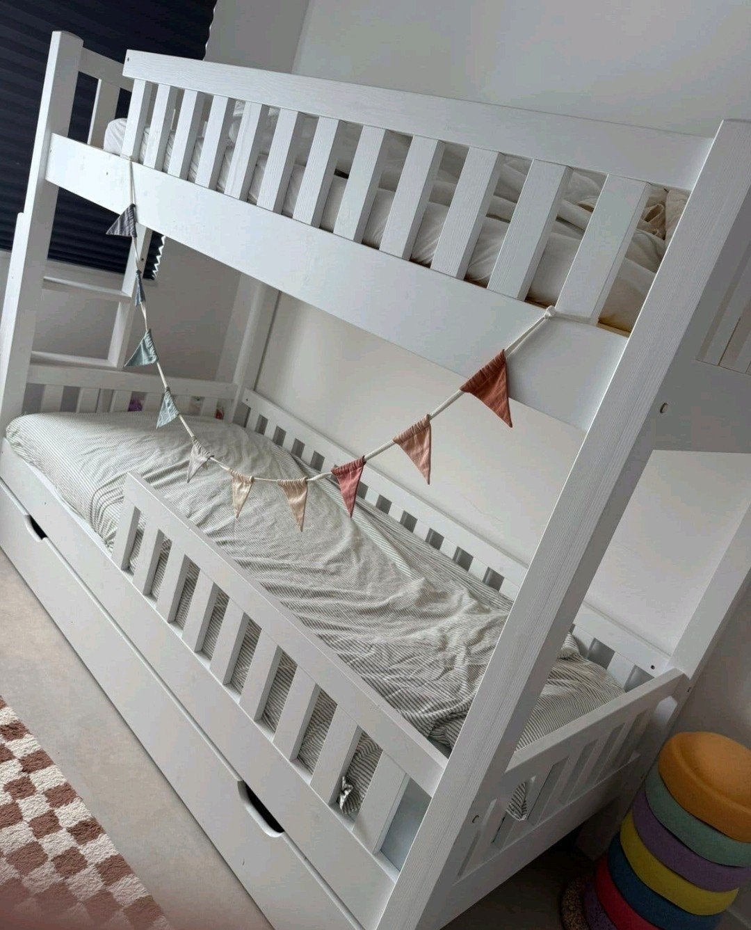 Zgan RockWood Stapelbed, Huis en Inrichting, Ophalen, Zo goed als nieuw, Eenpersoons, 90 cm