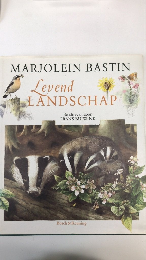 Levend landschap Marjolein Bastin, Marjolein Bastin, Frans Buissink, Ophalen of Verzenden, Zo goed als nieuw, Natuur algemeen