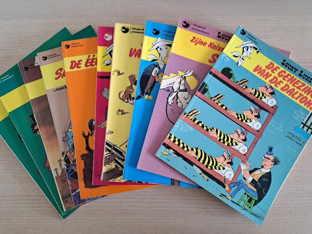 Diverse Lucky Luke albums, Boeken, Meerdere stripboeken, Ophalen of Verzenden, Gelezen, Morris