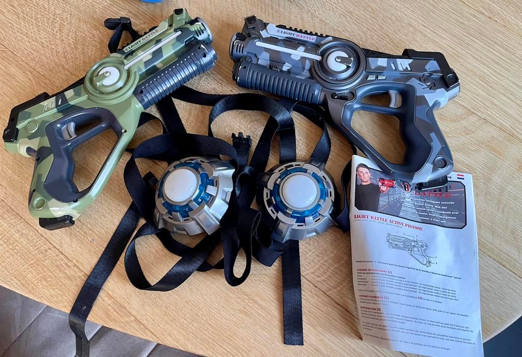 Light battle lasergame, Ophalen, Gebruikt