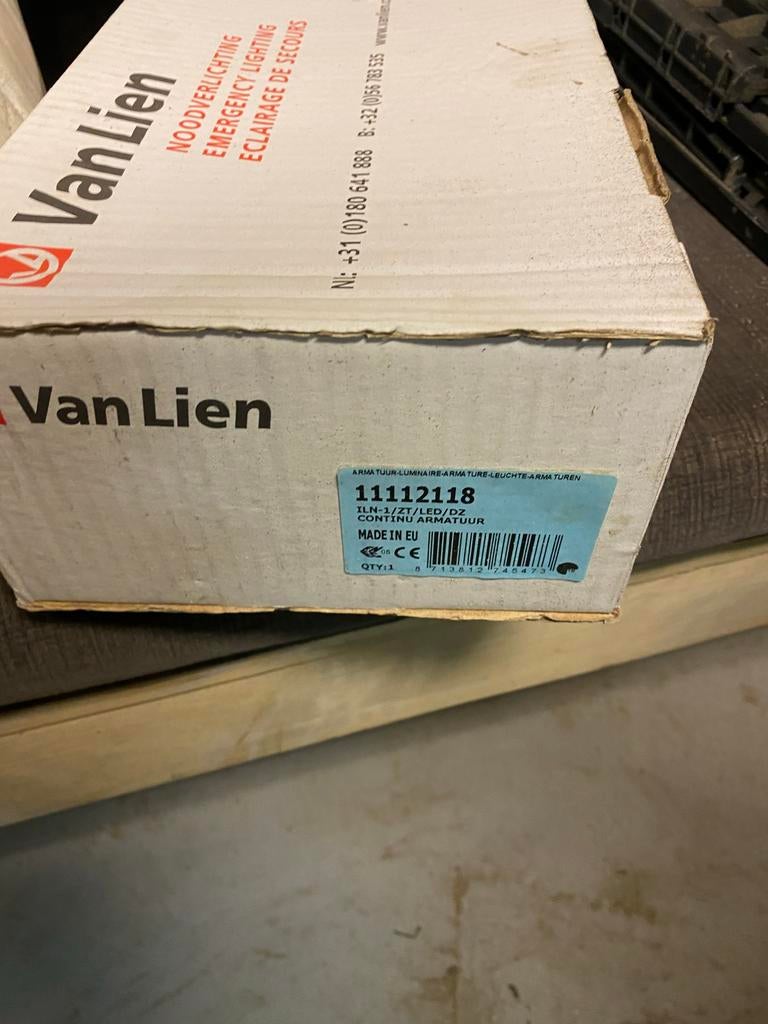 Noodverlichting armatuur - Van Lien 1112118, Ophalen of Verzenden, Nieuw, Overige typen