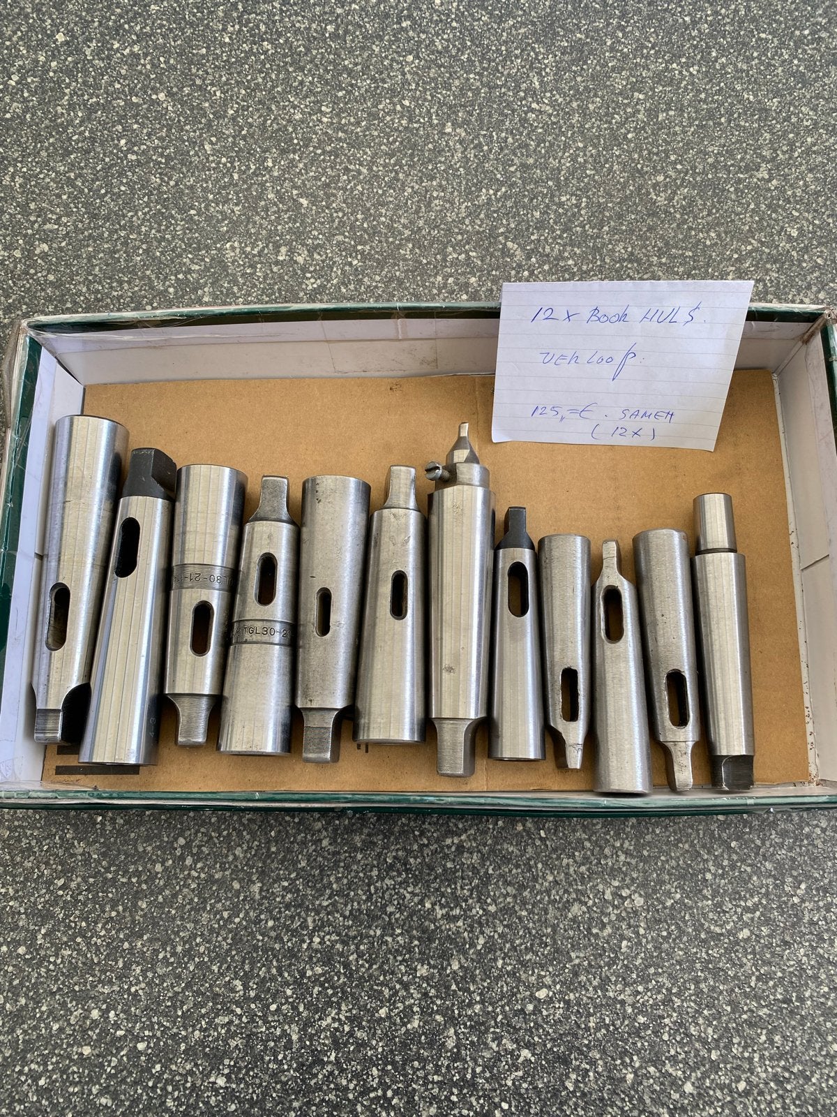 12x Boorhuls (Verloop) - Diverse Maten, Doe-het-zelf en Verbouw, Ophalen of Verzenden, Gebruikt, Onderdeel
