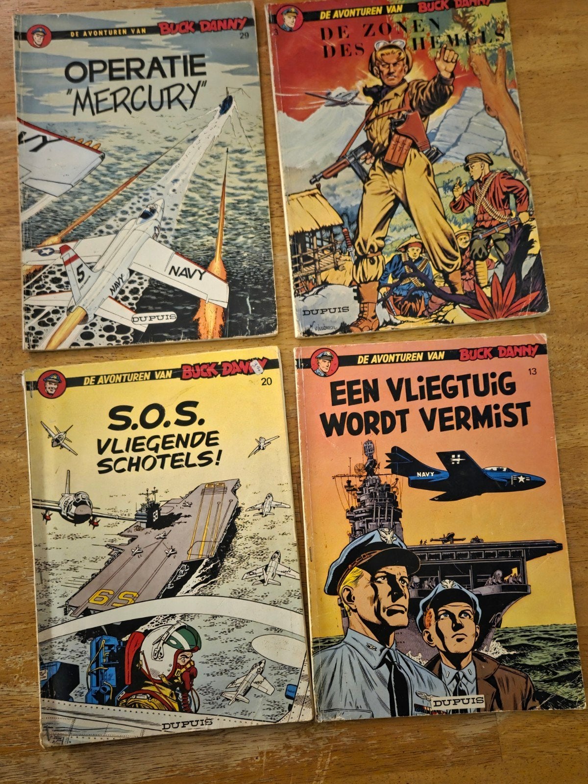 Buck Danny stripboeken, Boeken, Meerdere stripboeken, Ophalen of Verzenden, Gelezen