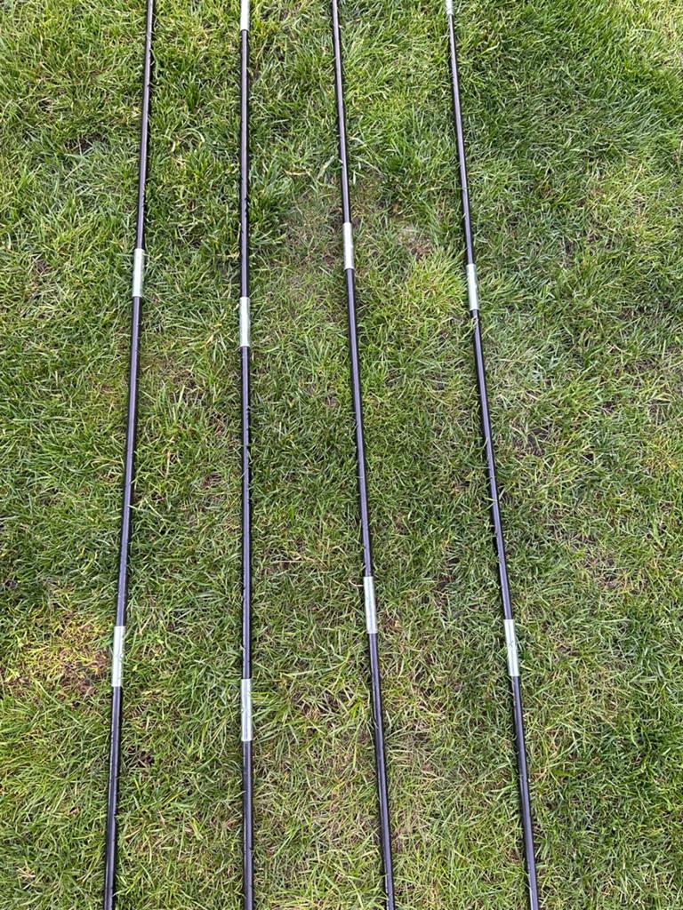 Tentstokken 4 stuks, Ophalen of Verzenden, Zo goed als nieuw