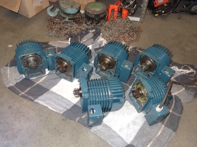 Div. loopkat motoren DEMAG, Doe-het-zelf en Verbouw, Ophalen, Zo goed als nieuw, Elektrisch