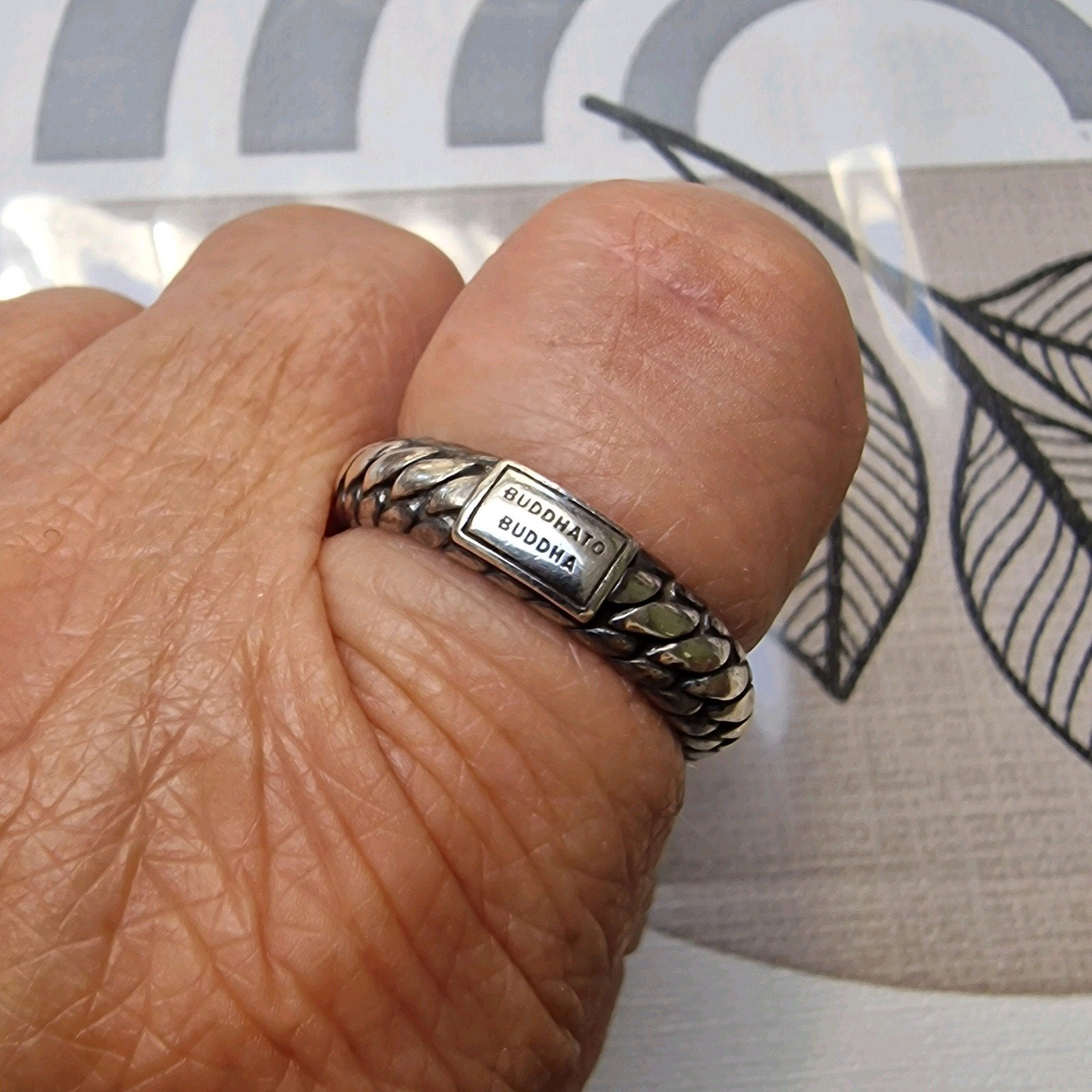 Buddha to Buddha Ben ring maat 19, 19 tot 20, Ophalen of Verzenden, Zo goed als nieuw, Dame of Heer