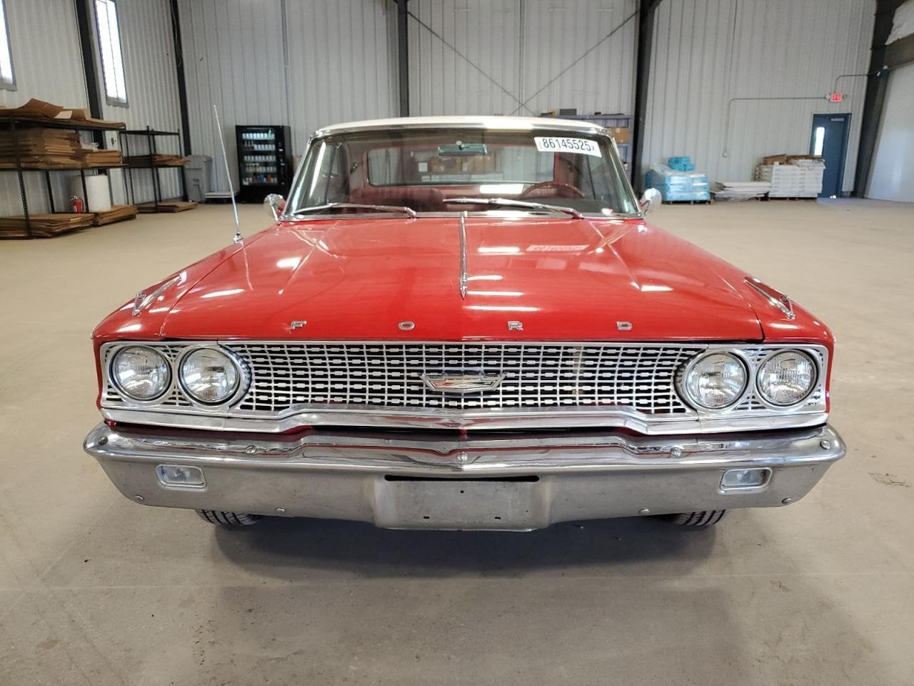 Ford Galaxie 500 XL FASTBACK (bj 1963, automaat), Leder, Ford, 5 stoelen, Lederen bekleding