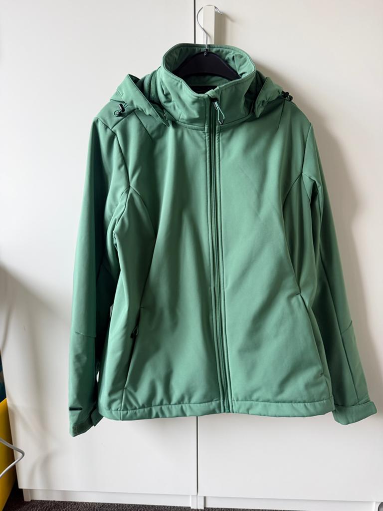 Softshell jas, Dames, Human Nature, groen, Ophalen of Verzenden, Zo goed als nieuw, Groen