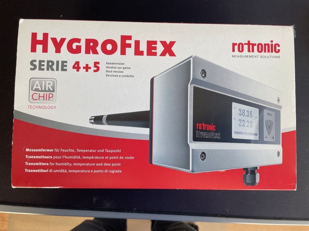Rotronic HygroFlex transmitter voor RV, Temp, en dauwpunt, Ophalen of Verzenden, Nieuw