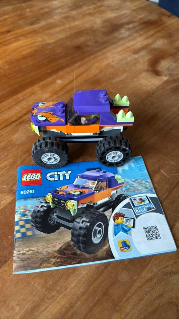 Lego city 60251 monstertruck, Ophalen of Verzenden, Zo goed als nieuw