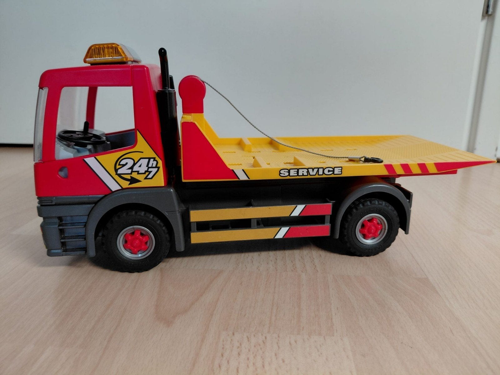 Playmobiel sleepwagen, Ophalen