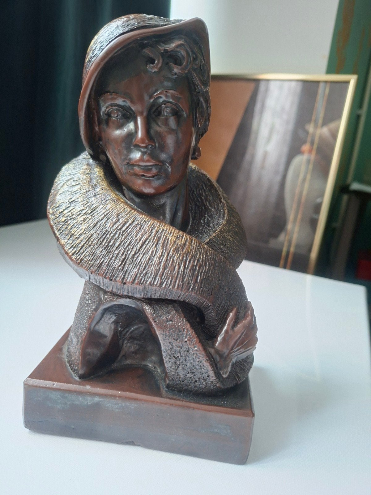 Vintage buste van vrouw " Chique Dame", Ophalen of Verzenden