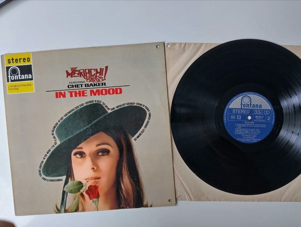The Mariachi Brass featuring Chet Baker - In The Mood LP, Cd's en Dvd's, LP, Gebruikt, Ophalen of Verzenden, 12 inch