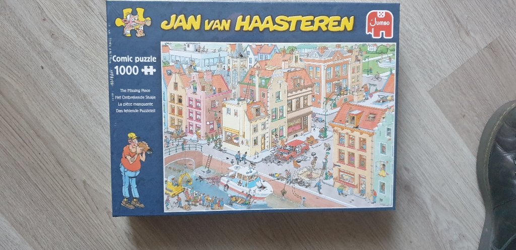 jumbo jan van haasteren puzzel het onbrekende stukje nieuw, Ophalen of Verzenden, Nieuw, Auto