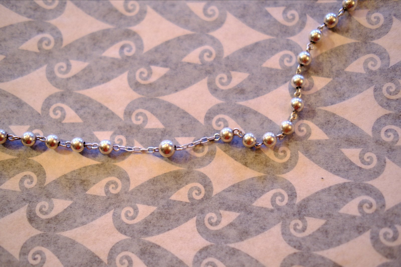 Antieke Zilveren Ketting - 70 cm, 18 gram, Ophalen of Verzenden, Gebruikt, Zilver