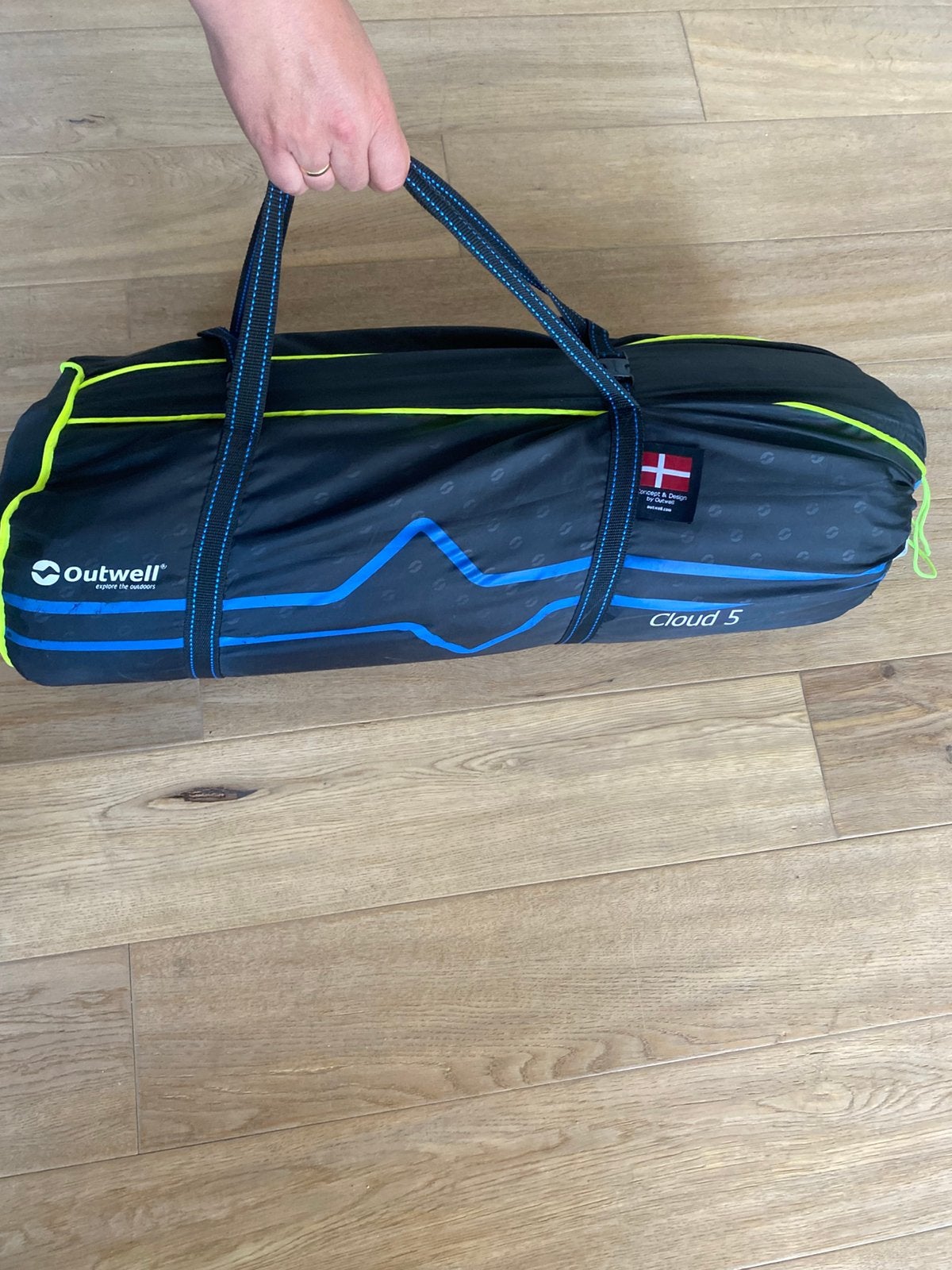 Outwell 5 personen tent, Verzenden, Gebruikt, Tot en met 5