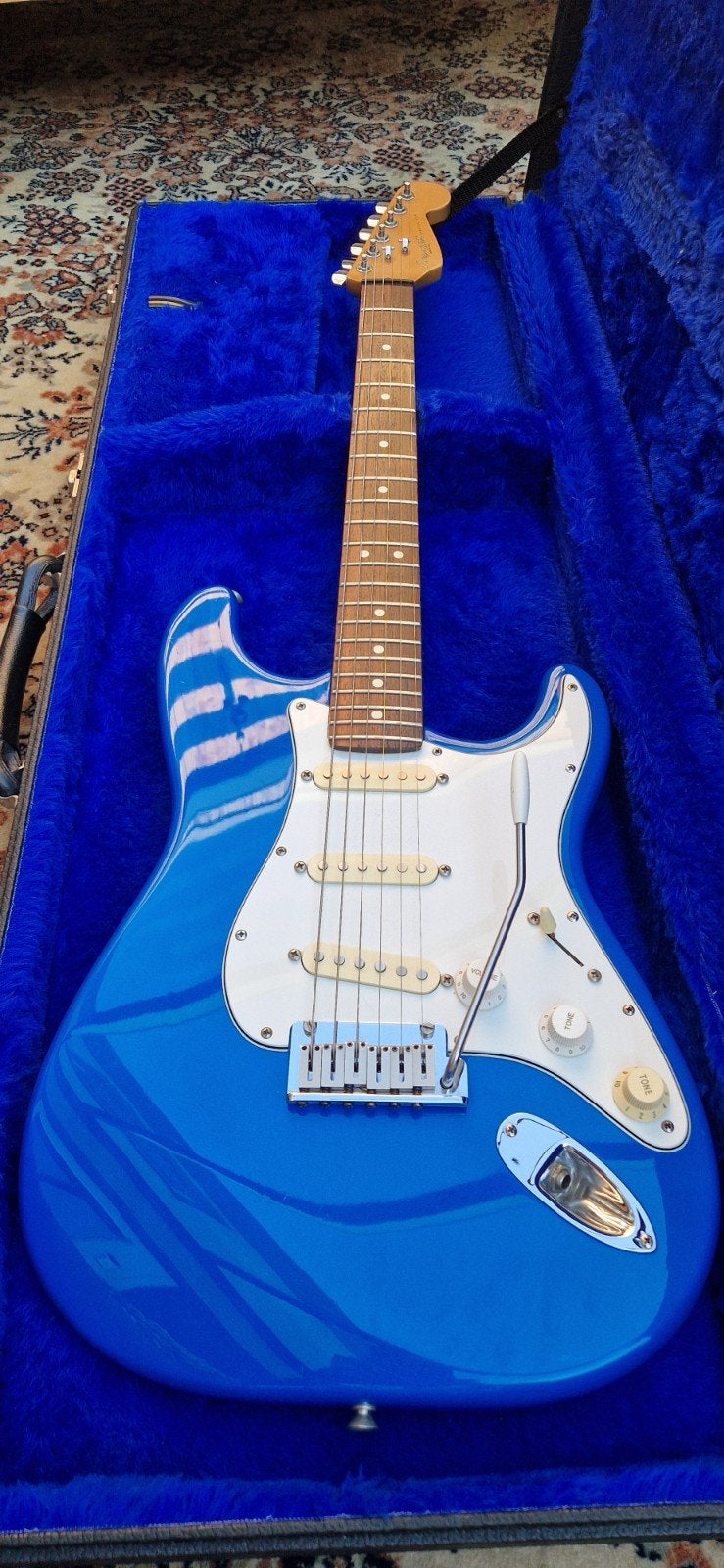 Fender American Stratocaster 1996 – 50th Anniversary, Muziek en Instrumenten, Ophalen, Zo goed als nieuw, Solid body, Fender