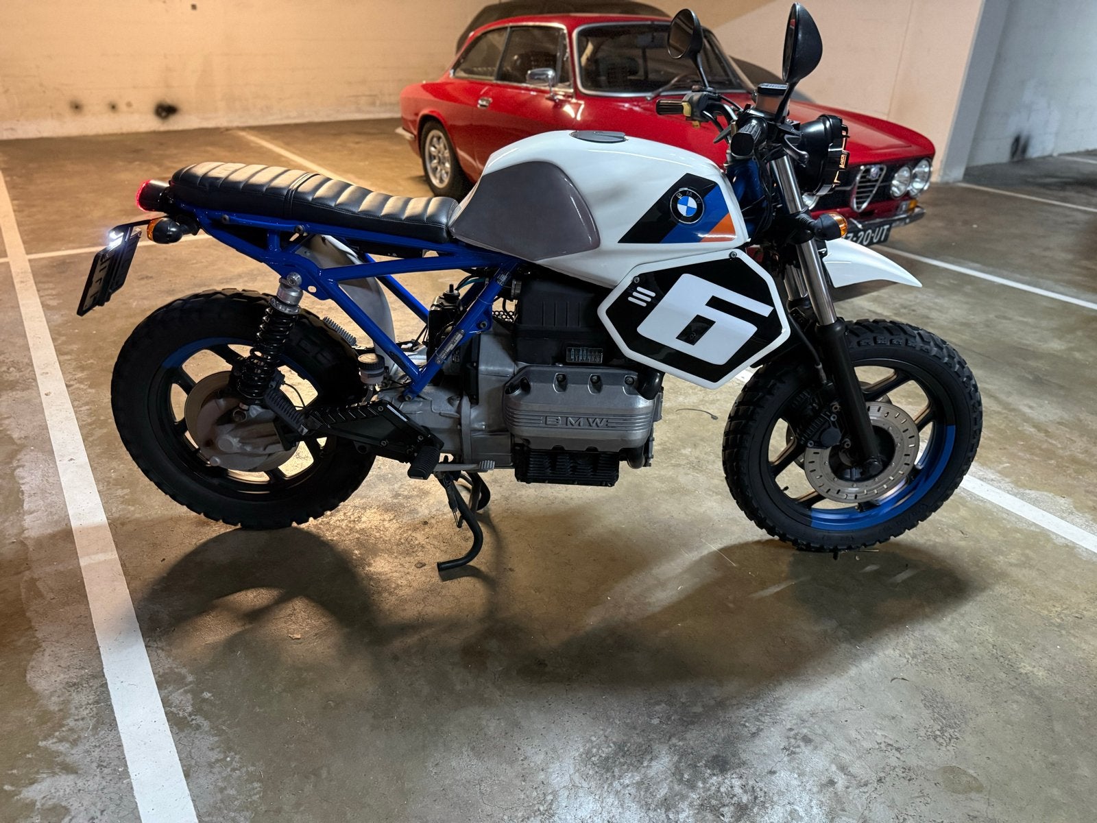 BMW K75 Scrambler - Custom Build, Cardan-aandrijving, 3 cilinders, Meer dan 35 kW, Overig