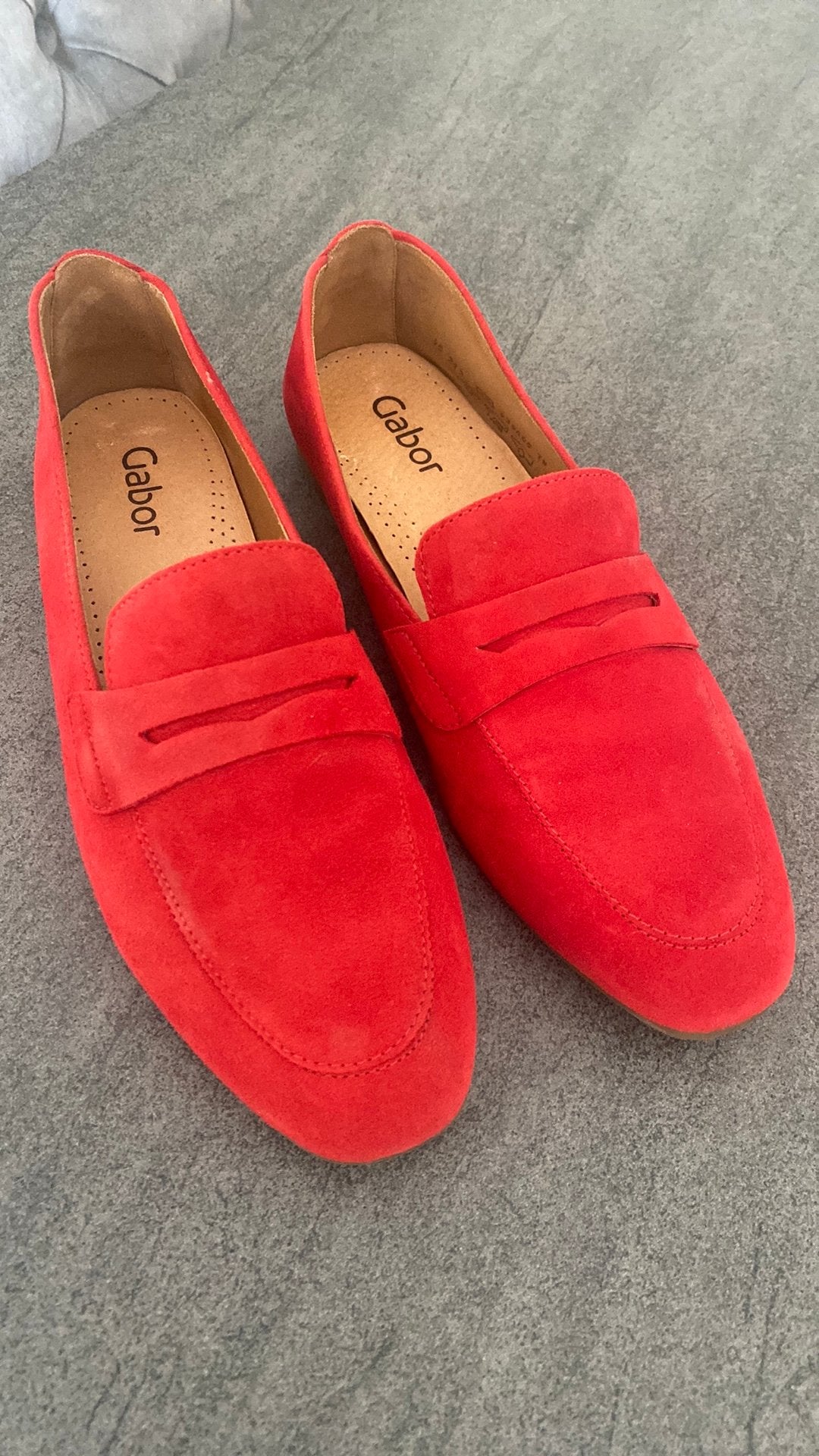 Gabor loafers maat 6,5, Ophalen of Verzenden, Zo goed als nieuw, Rood, Instappers