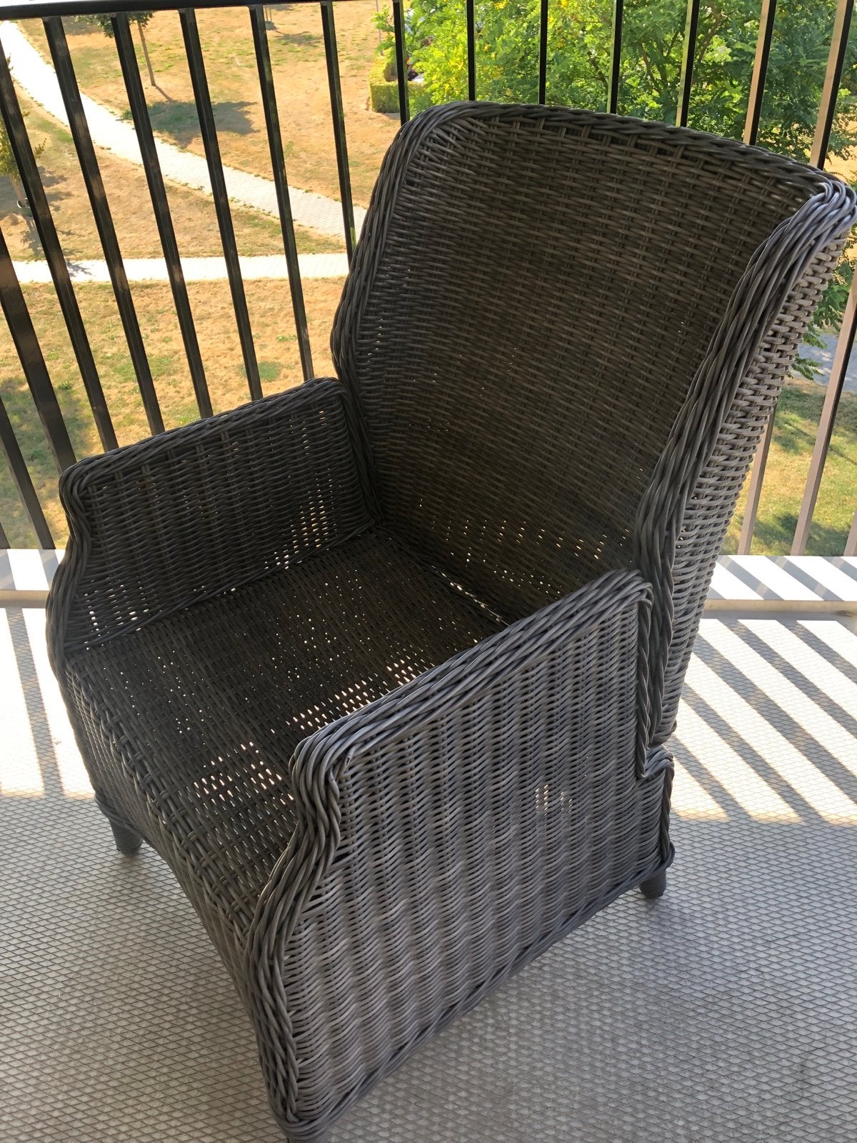 Intratuin Wicker Tuinstoelen met Kussens - Zo goed als nieuw, Ophalen, Zo goed als nieuw, Wicker, Verstelbaar