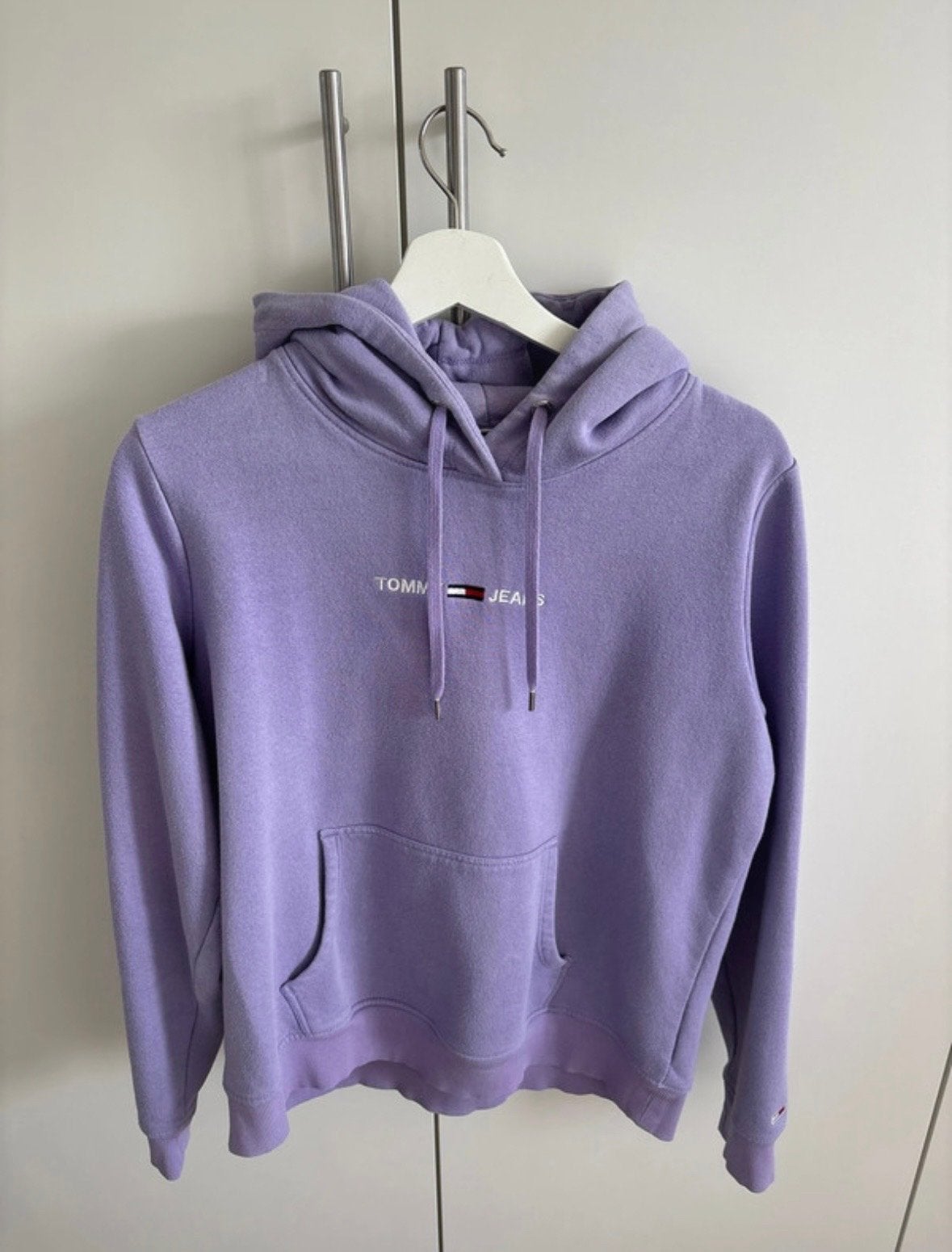 Tommy Jeans hoodie lila maat M, Ophalen of Verzenden, Gedragen, Maat 38/40 (M), Paars